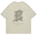 Oversized Thorns Suede T-Shirt